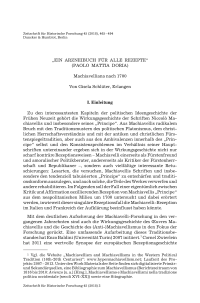 „Ein Arzneibuch für alle Rezepte“ (Paolo Mattia Doria)