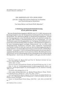 Ein Krippenplatz für jedes Kind?