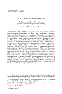 Carl Schmitt und seine Schuld