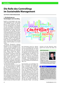Die Rolle des Controllings im Sustainable Management
