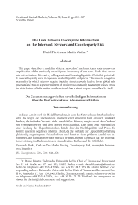 The Link Between Incomplete Information on the Interbank Network and Counterparty Risk