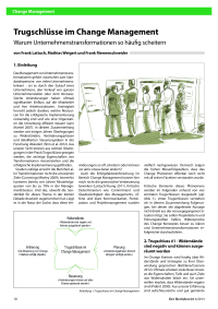 Trugschlüsse im Change Management