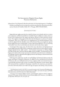 The Emancipation of Regional Human Rights Protection Mechanisms