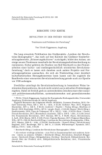 Revolution in der Frühen Neuzeit