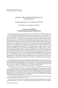 Reform der Regierungsbefragung im Bundestag