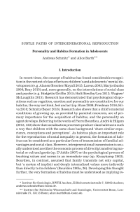 Subtle Paths of Intergenerational Reproduction