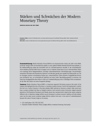 Stärken und Schwächen der Modern Monetary Theory
