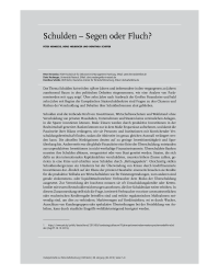 Schulden – Segen oder Fluch?