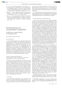 Berufsorientierung von "benachteiligten„ Jugendlichen