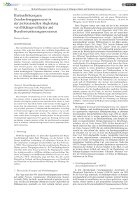 Herkunftsbezogene Zuschreibungsprozesse in der professionellen Begleitung von Bildungsverläufen und Berufsorientierungsprozessen