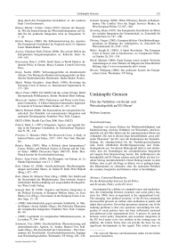 Umkämpfte Grenzen. Über das Verhältnis von Sozial- und Wirtschaftspolitik auf EU-Ebene