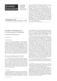 Berufliche Weiterbildung von Arbeitslosengeld-II-Empfängern. Langfristige Wirkungsanalysen