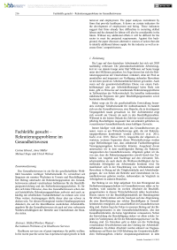 Fachkräfte gesucht – Rekrutierungsprobleme im Gesundheitswesen