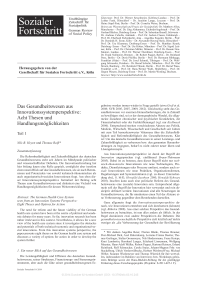 Das Gesundheitswesen aus Innovationssystemperspektive: Acht Thesen und Handlungsmöglichkeiten. Teil 1