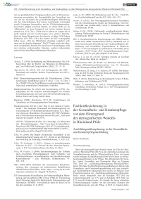 Fachkräftesicherung in der Gesundheits- und Krankenpflege vor dem Hintergrund des demografischen Wandels in Rheinland-Pfalz. Ausbildungsstättenplanung in der Gesundheits- und Krankenpflegeausbildung