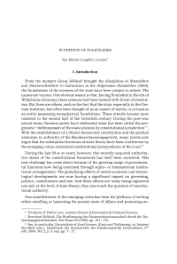 In Defence of Staatslehre