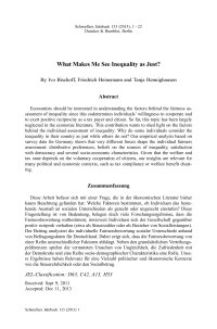 What Makes Me See Inequality as Just?