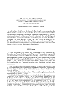 Die Charta der Grundrechte als Maßstab für mitgliedstaatliches Handeln zwischen Effektivierung und Hyperintegration