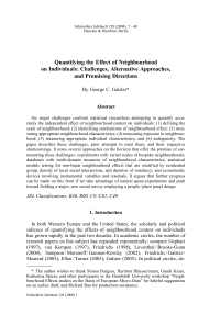 Quantifying the Effect of Neighbourhood on Individuals: Challenges, Alternative Approaches, and Promising Directions