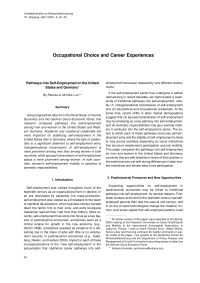 Pathways into Self-Employment in the United States and Germany