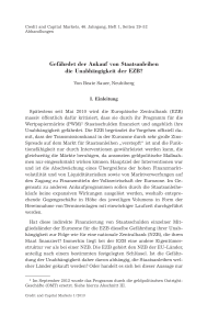 Gefährdet der Ankauf von Staatsanleihen die Unabhängigkeit der EZB?