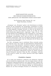 Korpusgestützte Analyse der Verfassungsrechtsprechung: Eine Abwägung von Prinzipien findet nicht statt