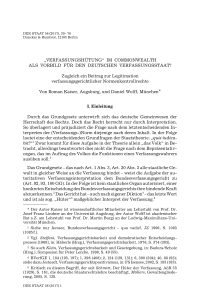 “Verfassungshütung“ im Commonwealth als Vorbild für den deutschen Verfassungsstaat? Zugleich ein Beitrag zur Legitimation verfassungsgerichtlicher Normenkontrollrechte