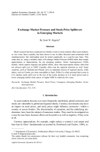 Exchange Market Pressure and Stock-Price Spillovers in Emerging Markets