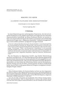 Allgemeine Staatslehre oder Herrschaftstheorie?