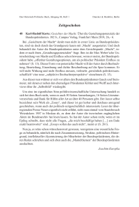 Karl-Rudolf Korte: Gesichter der Macht. Über die Gestaltungspotenziale der Bundespräsidenten