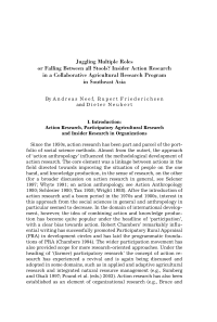 Juggling Multiple Roles or Falling Between all Stools? Insider Action Research in a Collaborative Agricultural Research Program in Southeast Asia