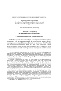 Die Pflicht zur konsistenten Gesetzgebung. Am Beispiel des Ausschlusses der privaten Vermittlung staatlicher Lotterien und ihrer bundesverfassungsgerichtlichen Kontrolle