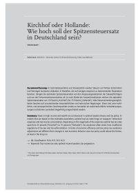 Kirchhof oder Hollande: Wie hoch soll der Spitzensteuersatz in Deutschland sein
