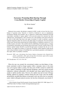 Eurozone: Promoting Risk-Sharing Through Cross-Border Ownership of Equity Capital