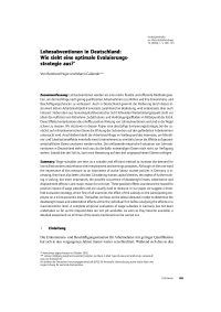 Lohnsubventionen in Deutschland: Wie sieht eine optimale Evaluierungsstrategie aus?