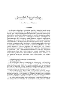 Die neotribale Wettbewerbsordnung im Grenzgebiet von Ägypten und Libyen