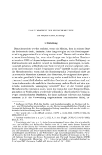 Das Fundament der Menschenrechte