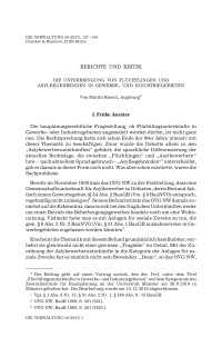 Die Unterbringung von Flüchtlingen und Asylbegehrenden in Gewerbe- und Industriegebieten