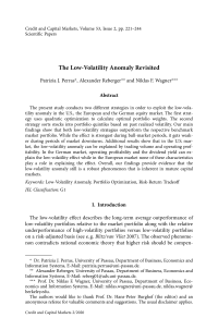The Low-Volatility Anomaly Revisited