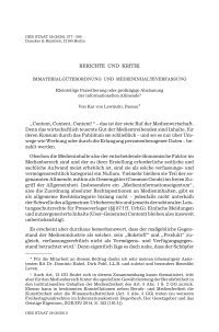 Immaterialgüterordnung und Medieninhalteverfassung