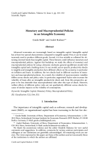 Monetary and Macroprudential Policies in an Intangible Economy