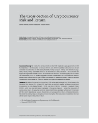 The Cross-Section of Cryptocurrency Risk and Return