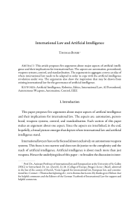 International Law and Artificial Intelligence