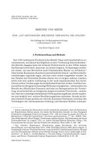 Eine auf Grundsätzen beruhende Verfassung des Staates