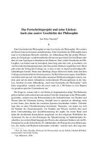 Das Fortschrittsprojekt und seine Lücken: Auch eine andere Geschichte der Philosophie