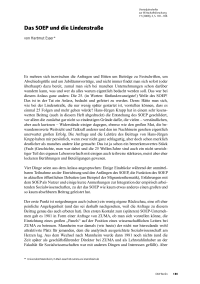 Das SOEP und die Lindenstraße