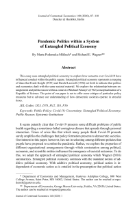 Pandemic Politics within a System of Entangled Political Economy