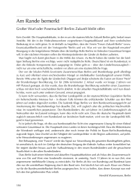 Großer Wurf oder Posemuckel? Berlins Zukunft bleibt offen