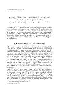National Citizenship and Categorical Inequality