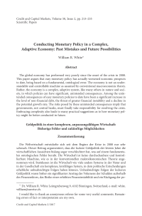 Conducting Monetary Policy in a Complex, Adaptive Economy: Past Mistakes and Future Possibilities